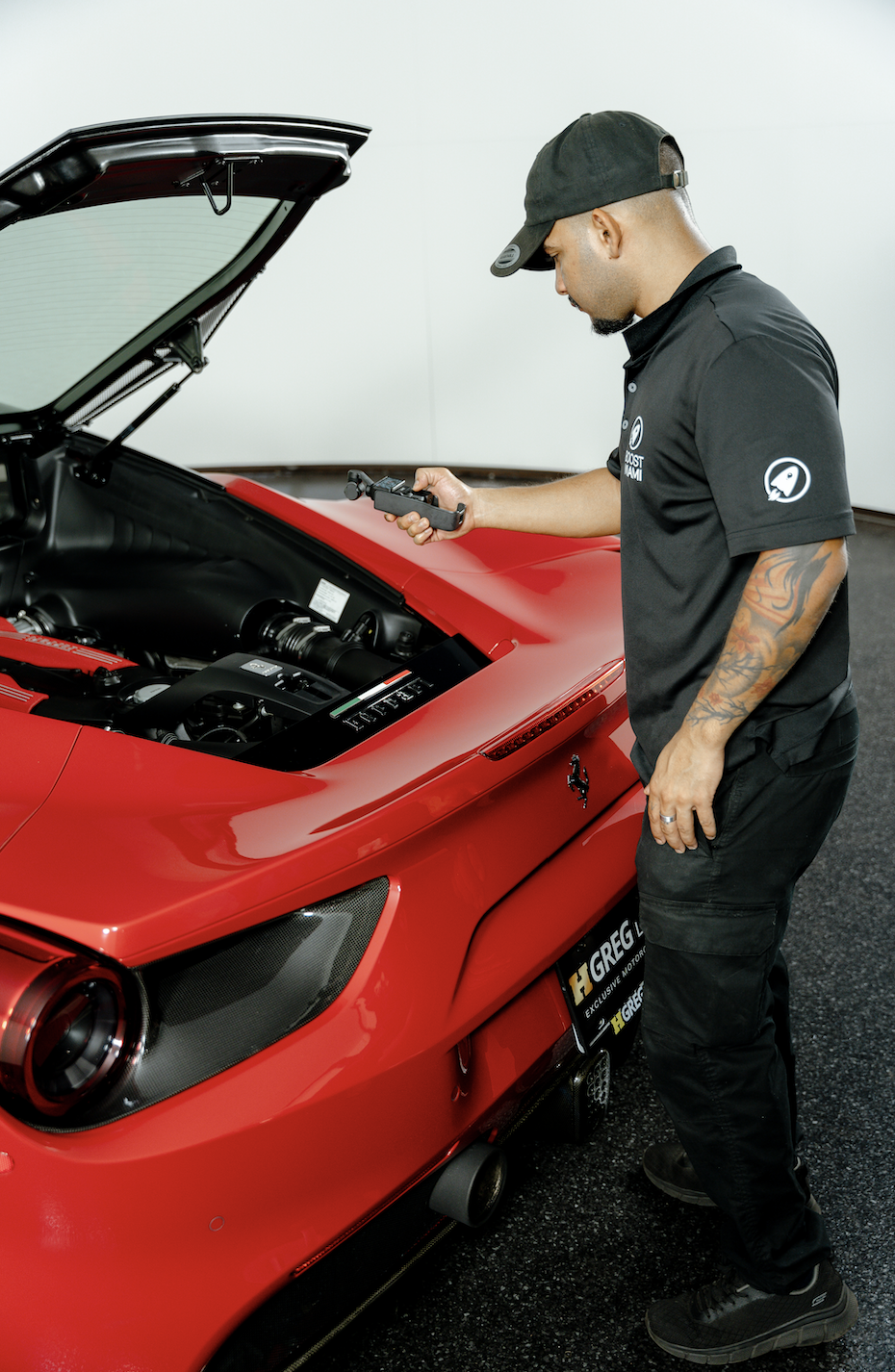 Behind the scenes — Boost360 shoot
