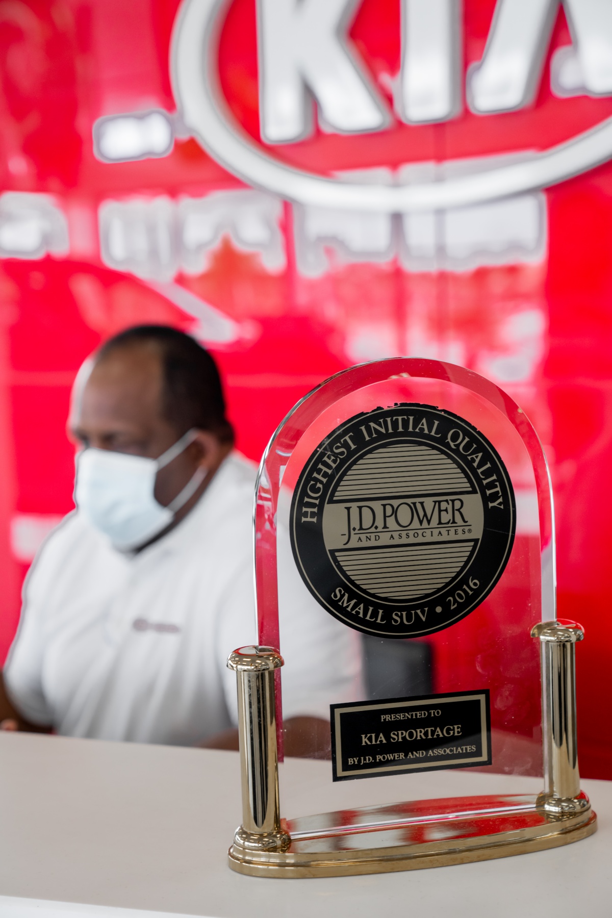 J.D. Power Highest Initial Quality award for Kia Sportage