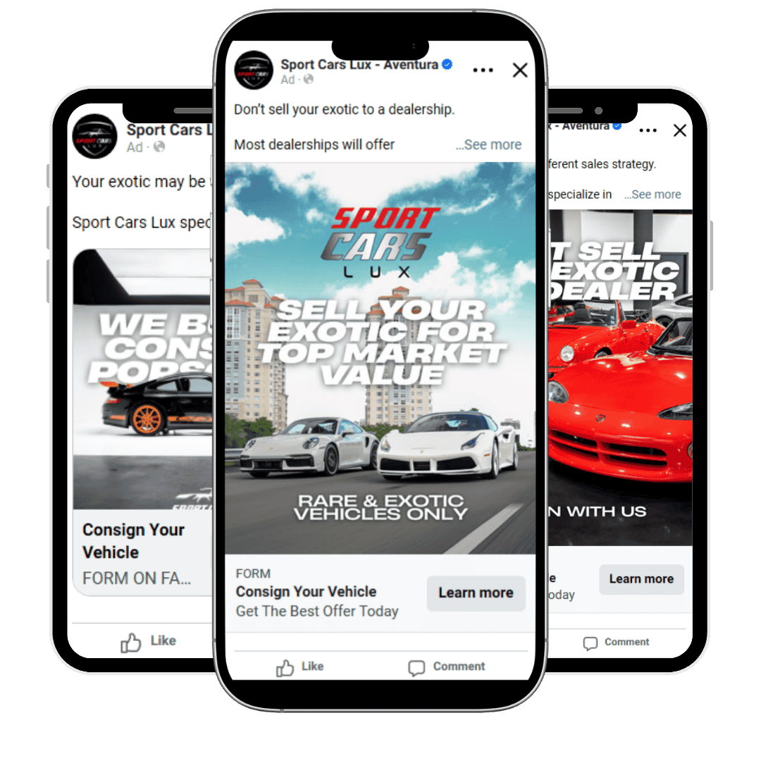Sport Cars Lux β Aventura β Exotic Consignment Funnel